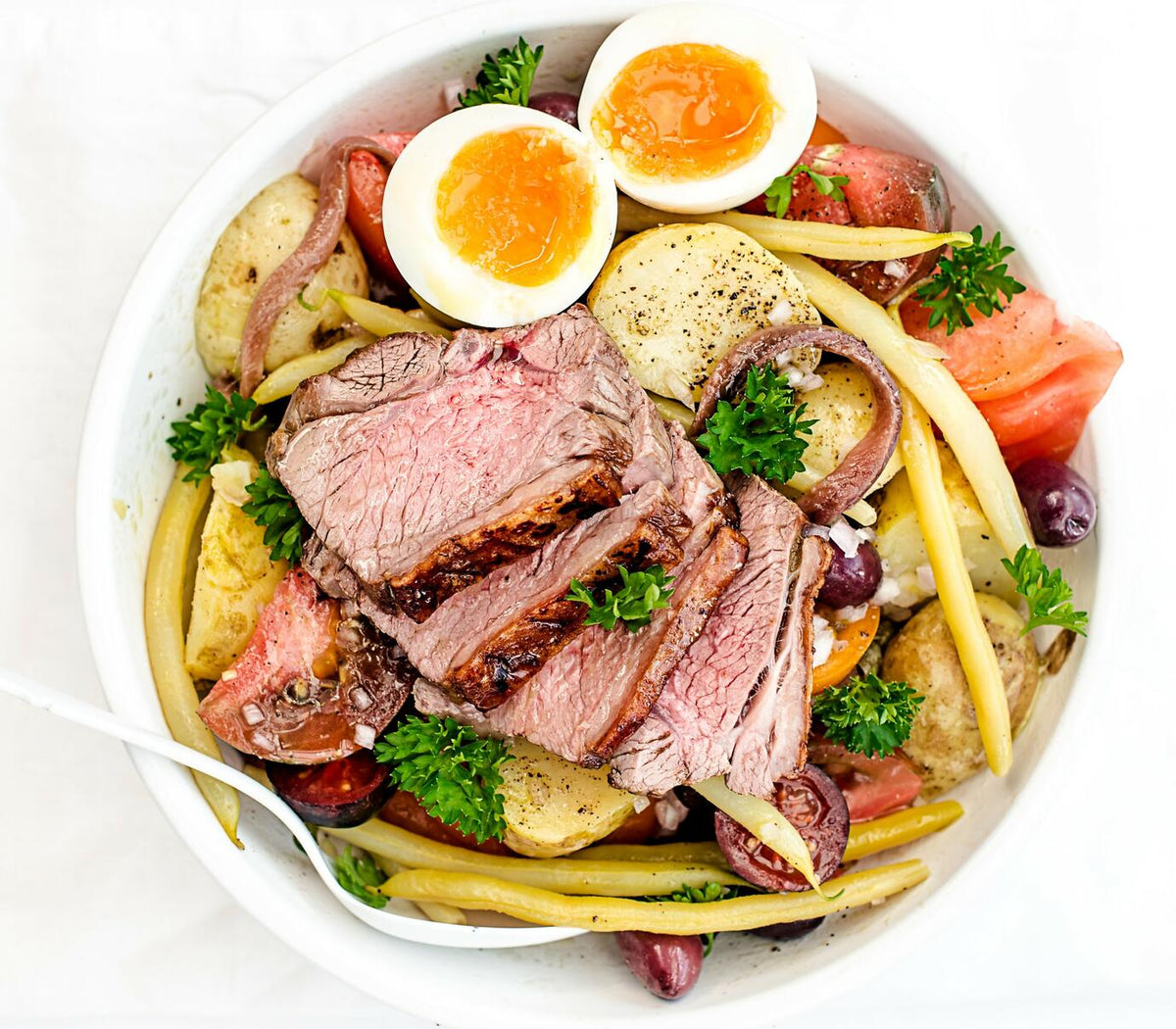 how to cook rump of lamb 'jersey royal nicoise' – Meat House Gourmet Butcher