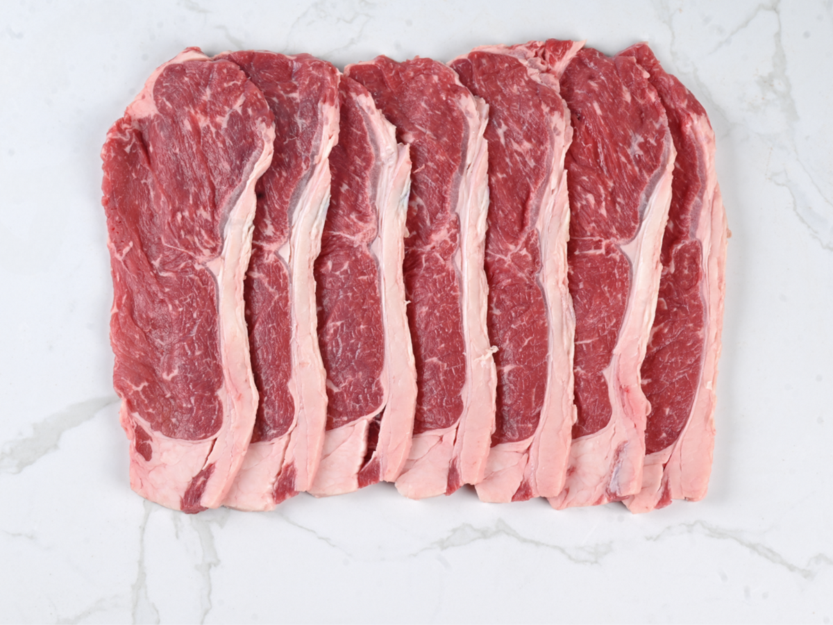 Philly Cheesesteak Choice Striploin Available Online Meat House