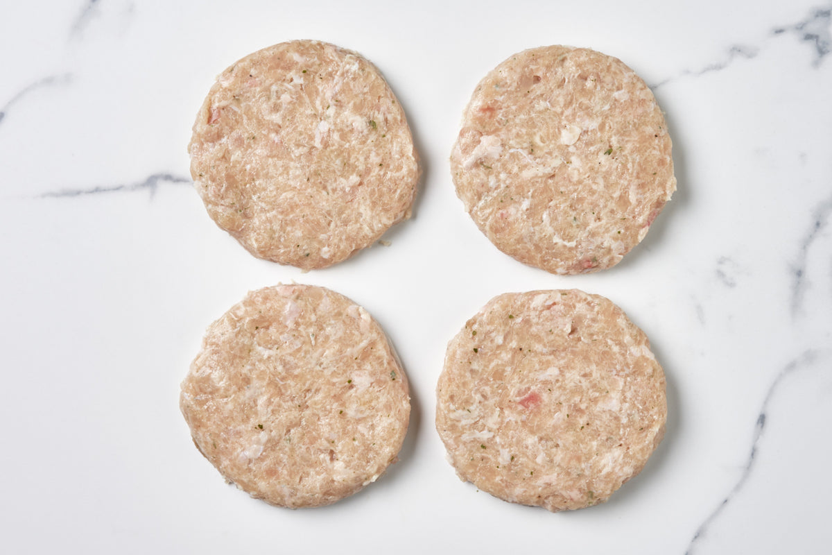 Buy Organic Chicken Burger Patties (500g) Meat House Gourmet Butcher