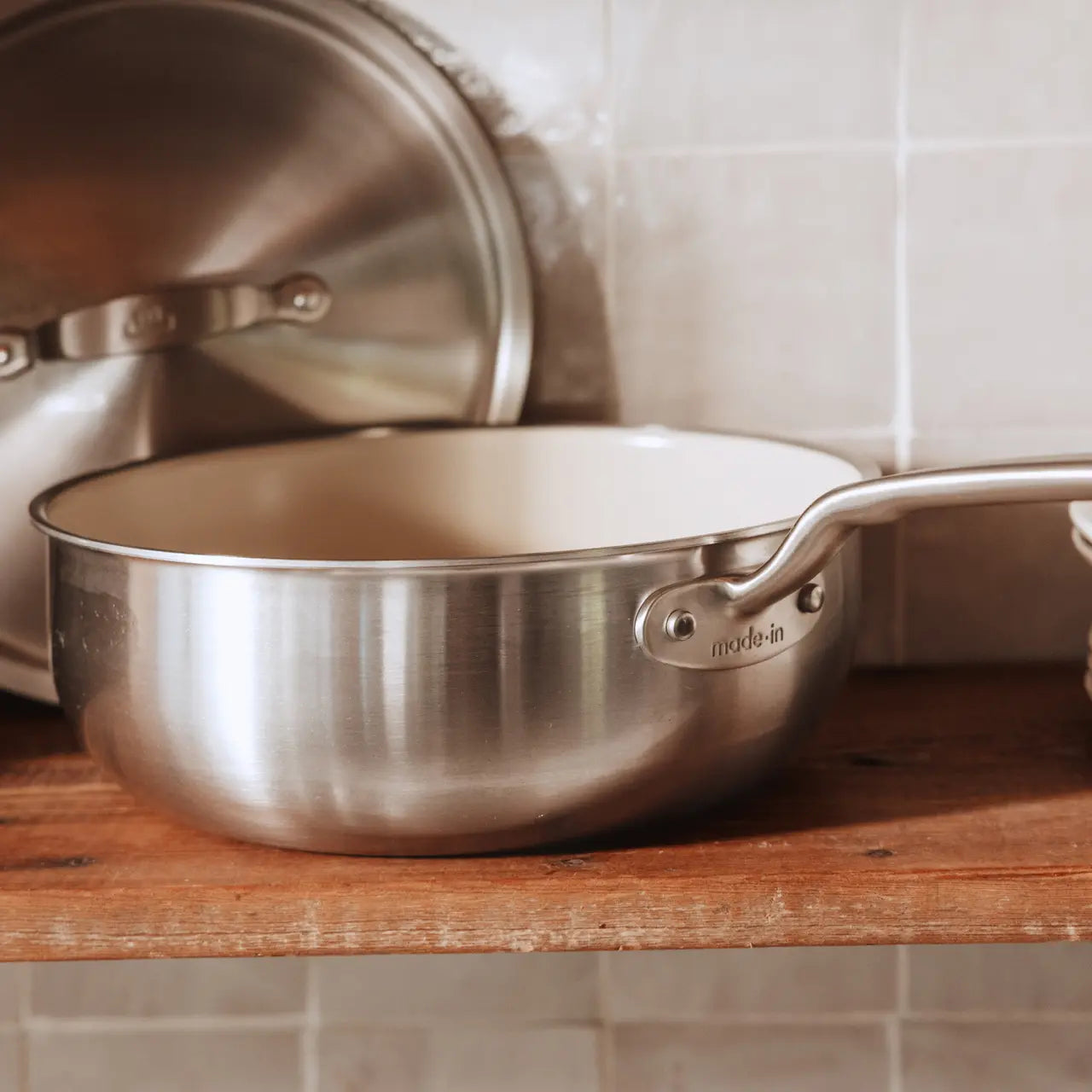 Made In CeramiClad Non Stick Saucier, Italy