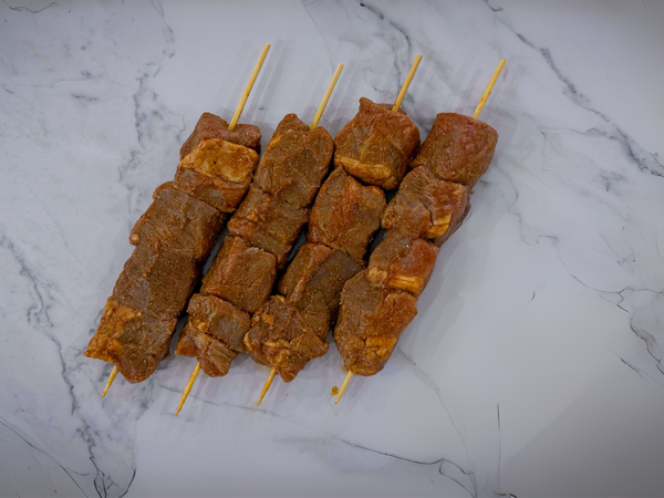 Lamb Skewer, Cumin and Lemon Marinated