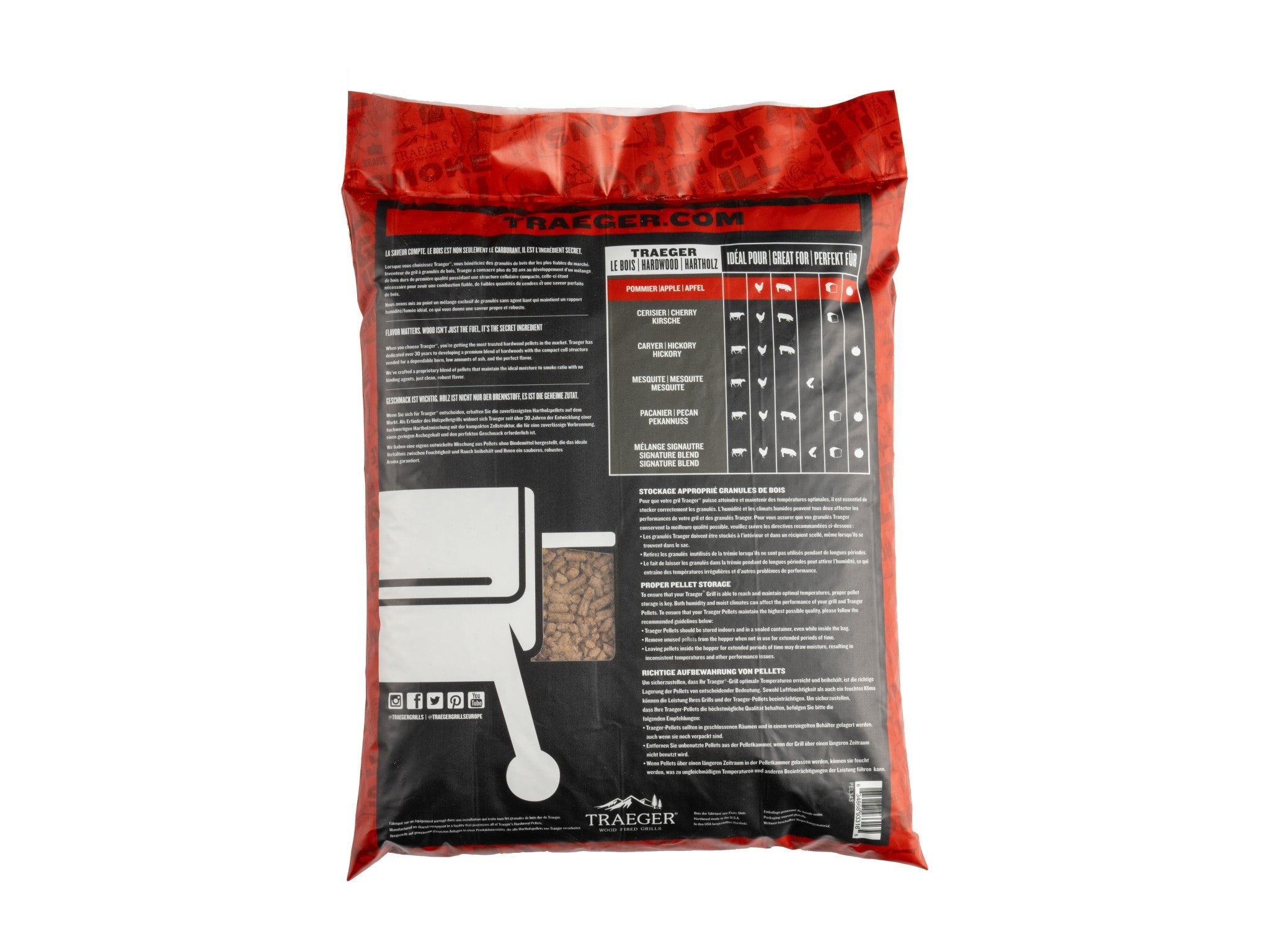 TRAEGER Apple Wood Pellets (9kg)