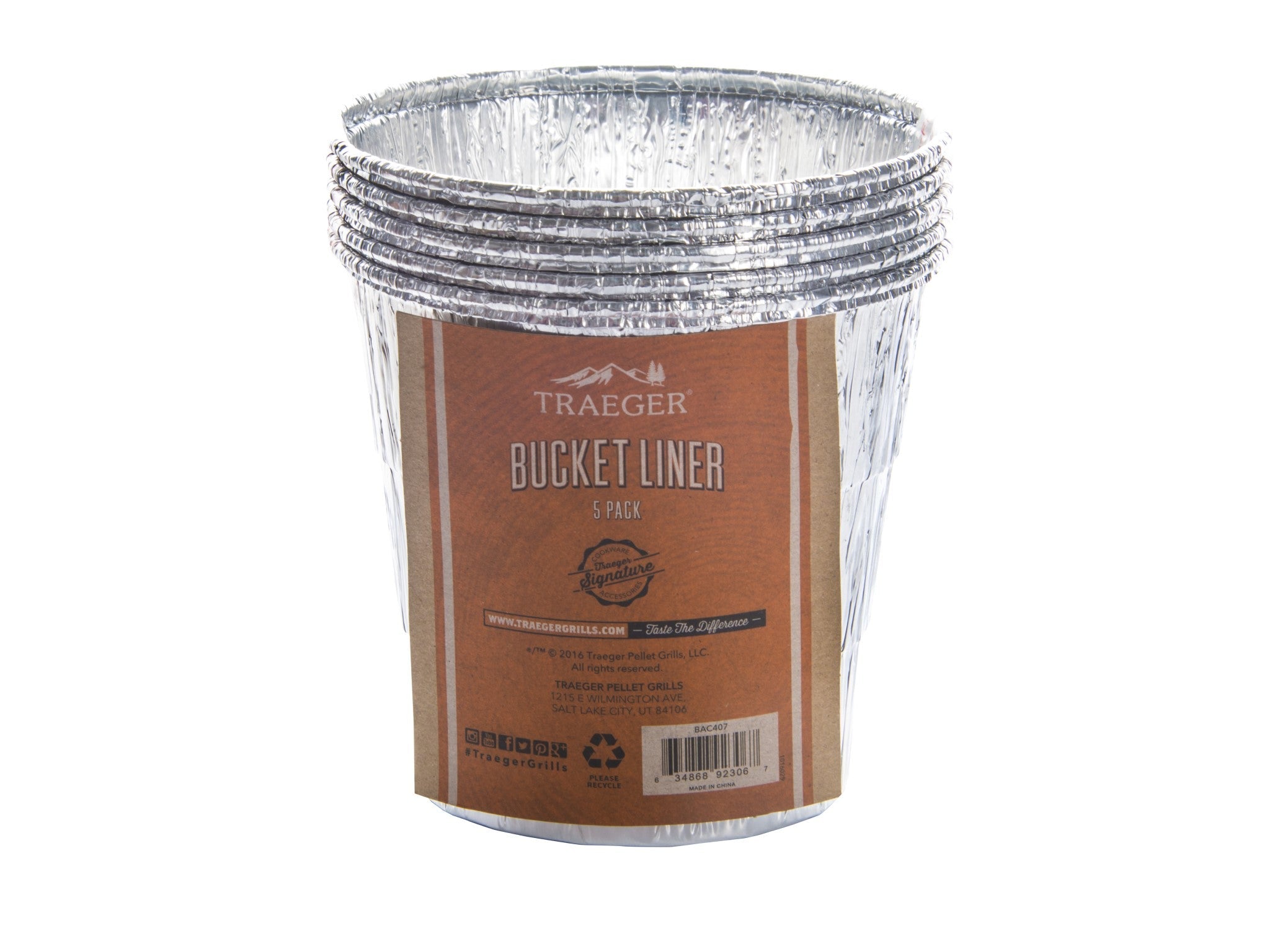 TRAEGER Bucket Liner 5-Pack