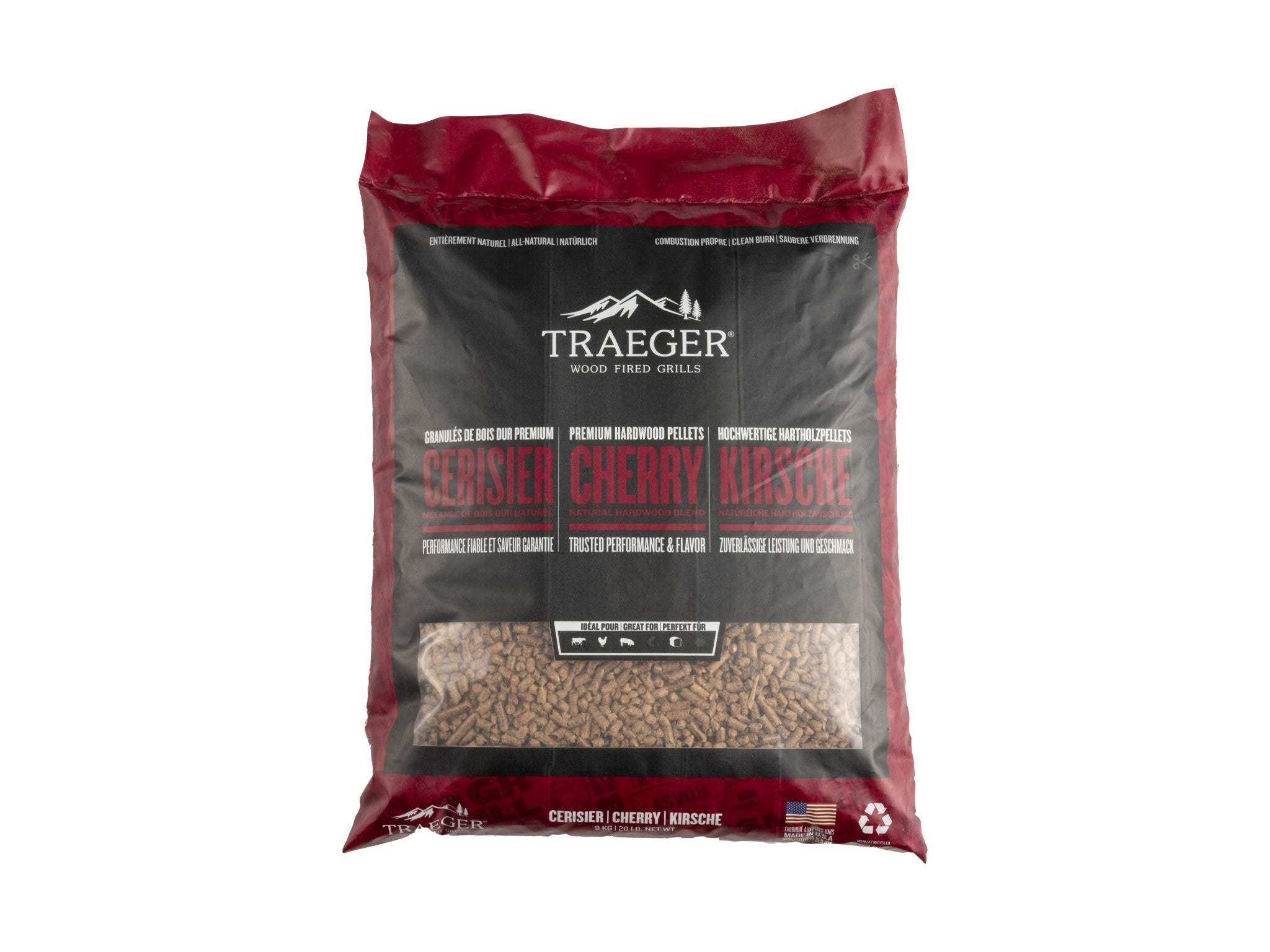 TRAEGER Cherry Wood Pellets (9kg)