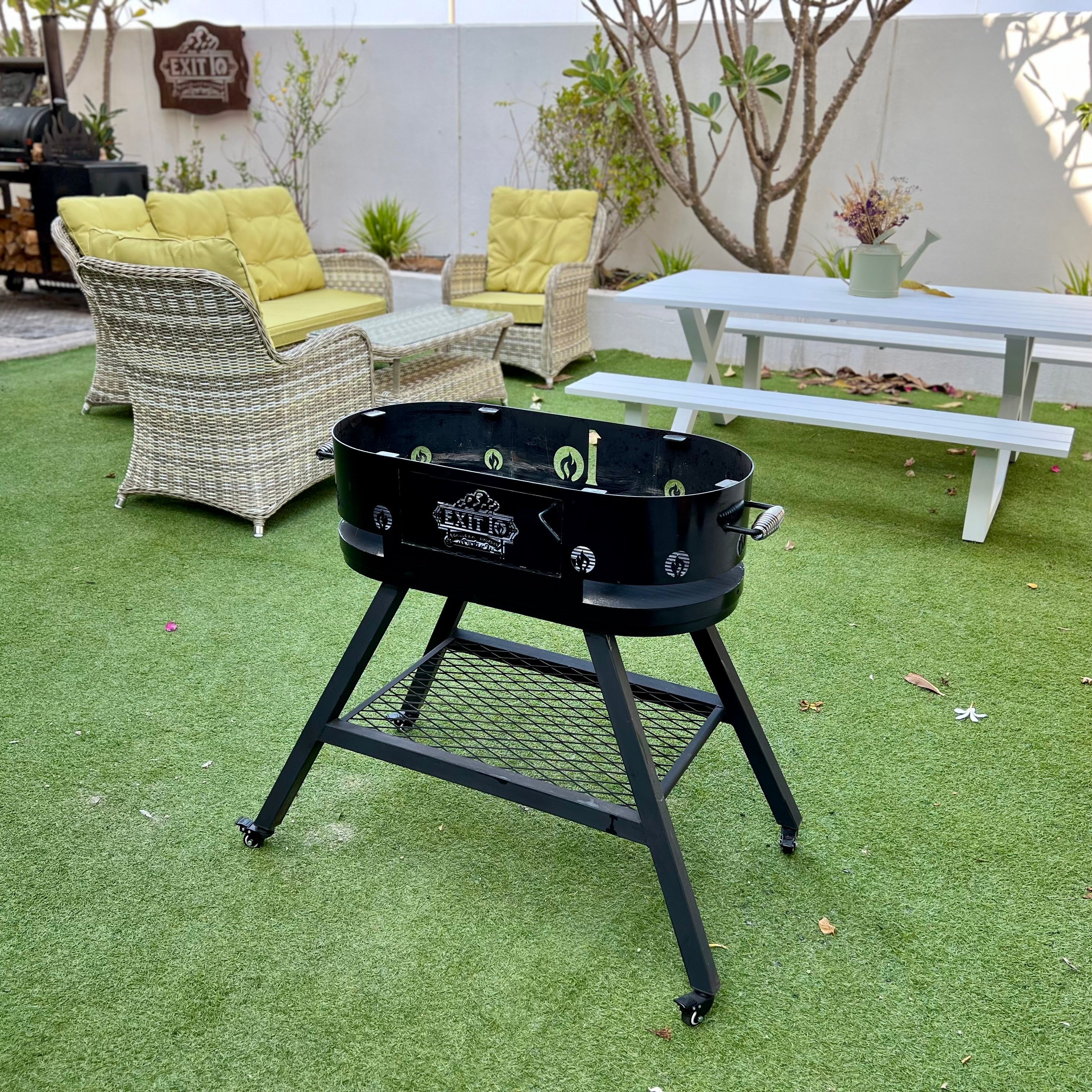 Exit 10 BBQ - Tejano Portable Backyard BBQ Grill