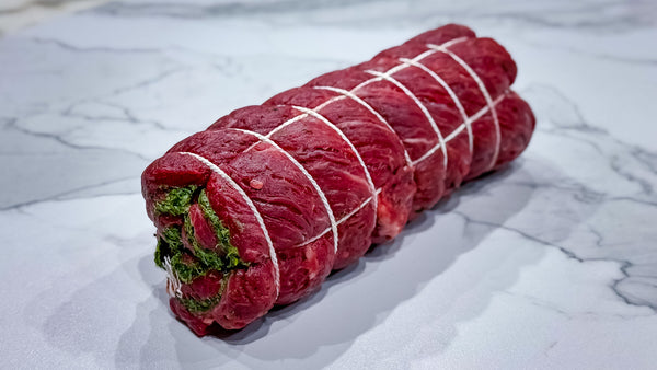 Tenderloin with Blue Cheese and Spinach Stuffed