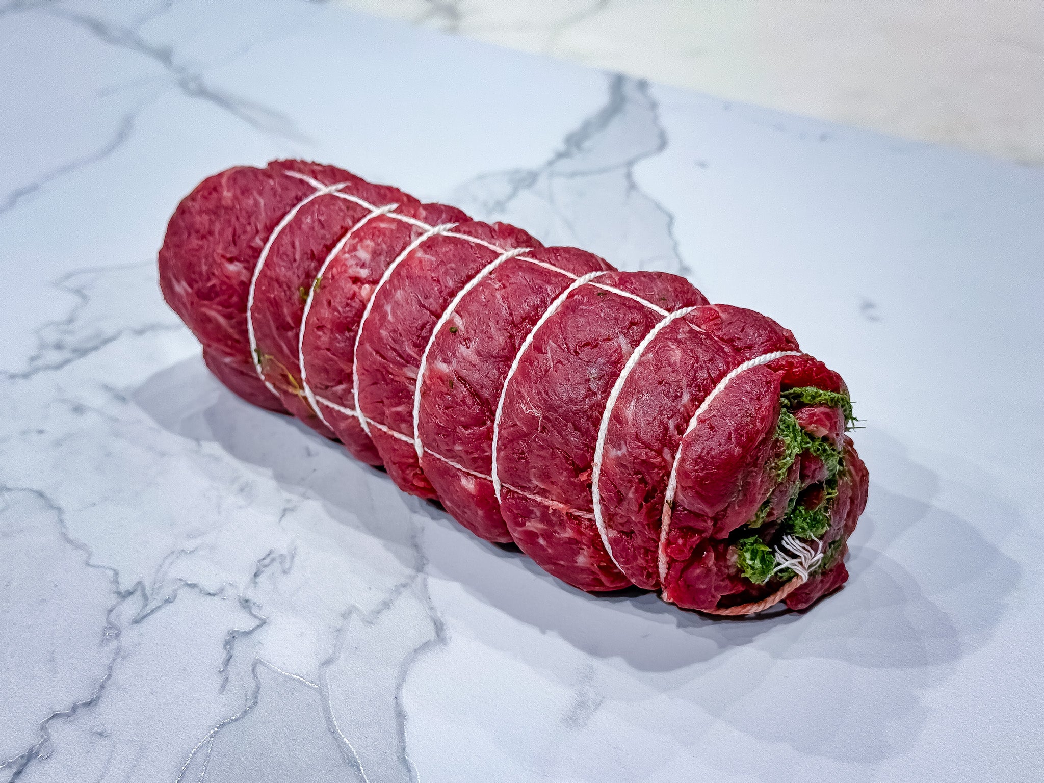 Tenderloin with Blue Cheese and Spinach Stuffed