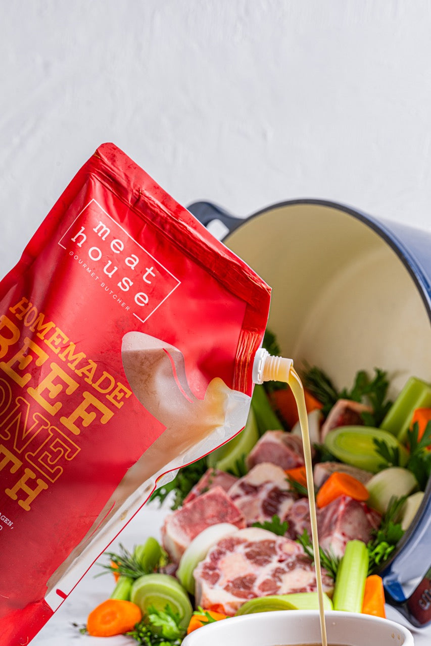 Meat House Gourmet 48-Hour Beef Bone Broth – 1000ml