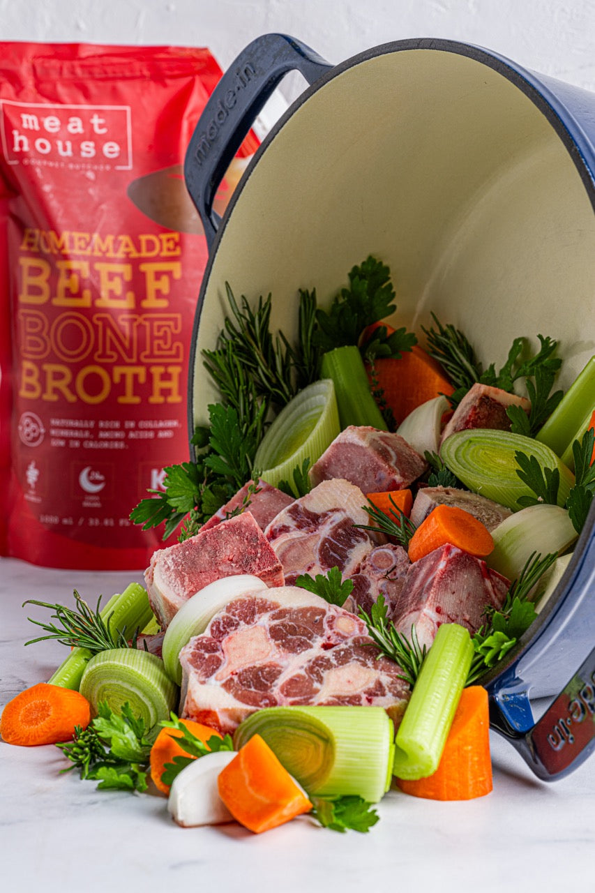 Meat House Gourmet 48-Hour Beef Bone Broth – 1000ml