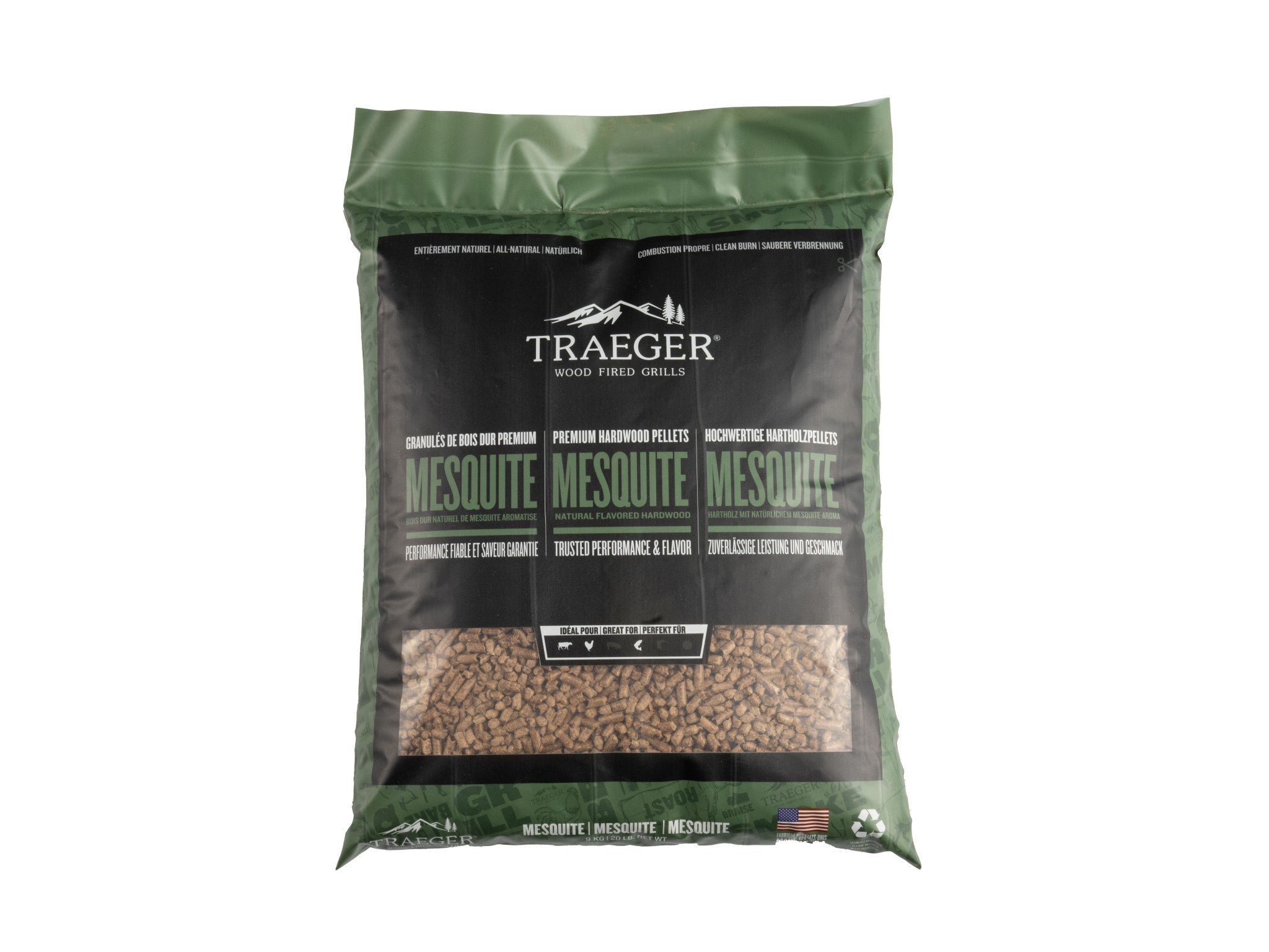 TRAEGER Mesquite Wood Pellets (9kg)