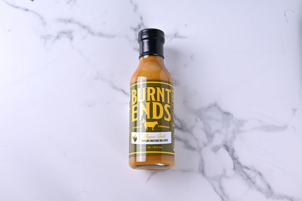 Burnt End Sauce - Reaper Gold Carolina Mustard Sauce With Carolina Reaper Peppers (355ml)