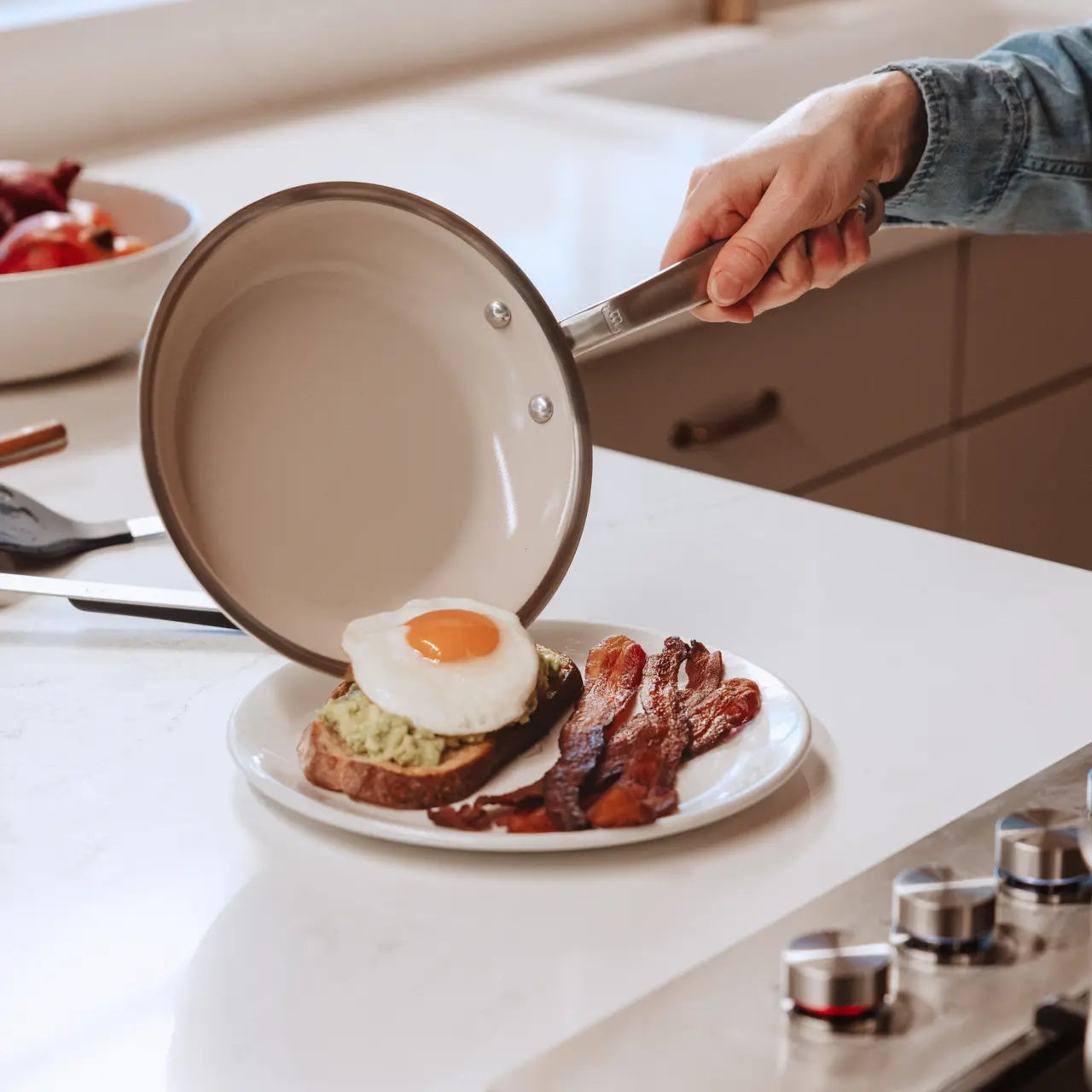 Made In CeramiClad Non Stick Frying Pan, USA