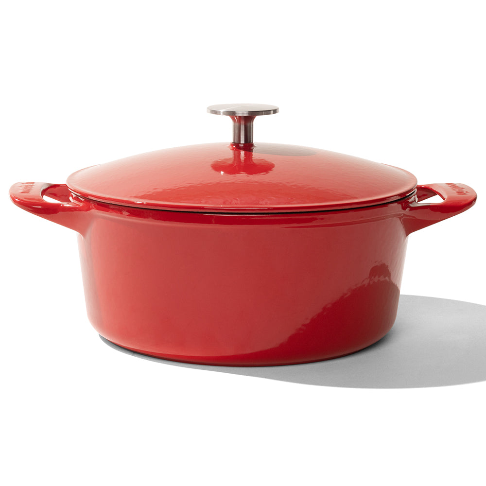 Made In Round Enameled Cast Iron Dutch Oven, 5.5 QT, France