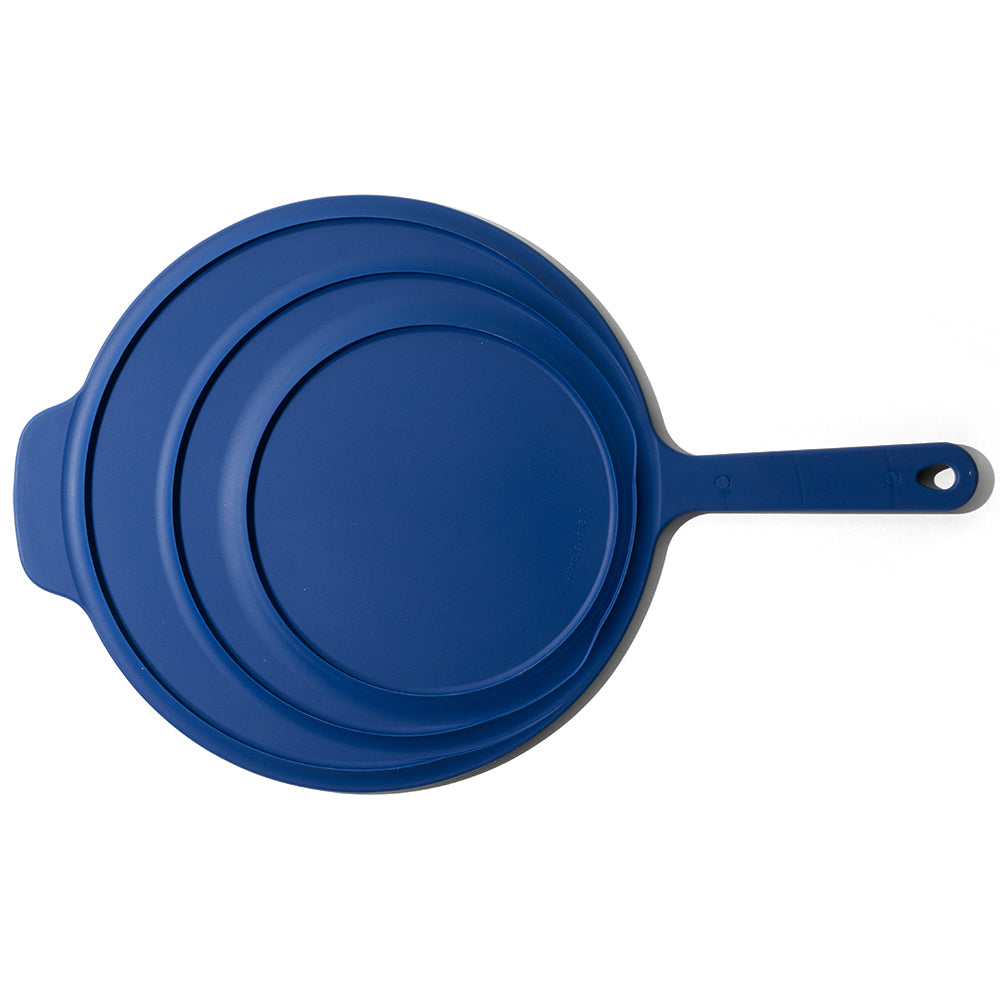 Frying Pan Silicone Universal Lid Harbour Blue